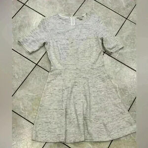 Lila Rose Oatmeal Short Sleeve Dress Size Small